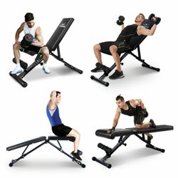 New FLYBIRD FOLDING WEIGHT BENCH 