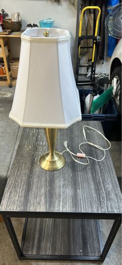 End Table and lamp