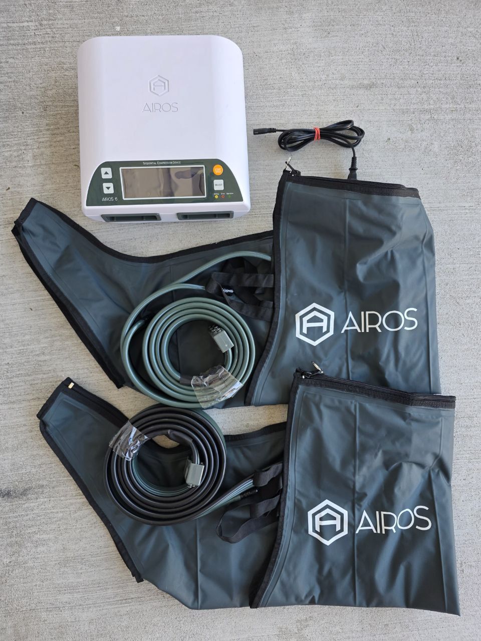 AIROS 6 Sequential Compression Device – Full System with TWO Leg Garments