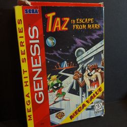 Taz I'm Escape From Mars Cib Sega Genesis 