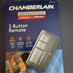 953-EV Chamberlain 3-button Garage Door Remote Control 
