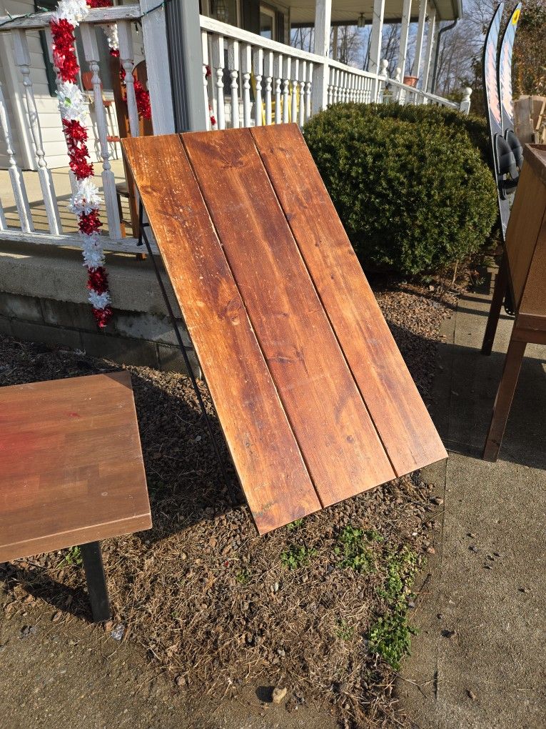 IronRod & Wood Coffee Table