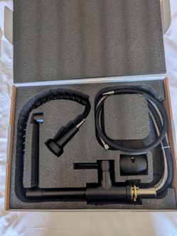 GIMILI Black Kitchen Faucet with Pull Down Sprayer