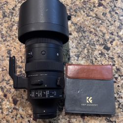 Sigma 60-600 F4.5 -6.3 Sony Lens With 105 Mm ND filter