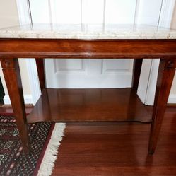 2 Marble Top End Tables (1 PRICE)