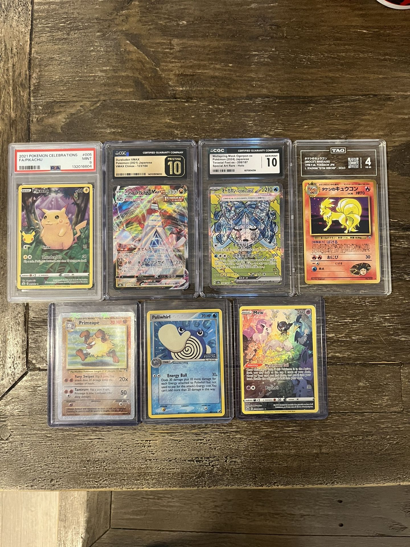 Pokemon Cards And Slabs