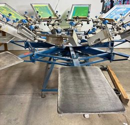 M&R Chameleon Screen Print Press 8/8