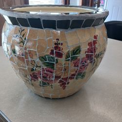 VERY Unique Looking HAND Made PLANT  HOLDER OR FISH BOWL 