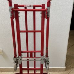 Dayton Convertible Hand Truck, 800 lb./700 lb. Horixontal/Vertical Load Cap., Continuous Frame Dual Pin