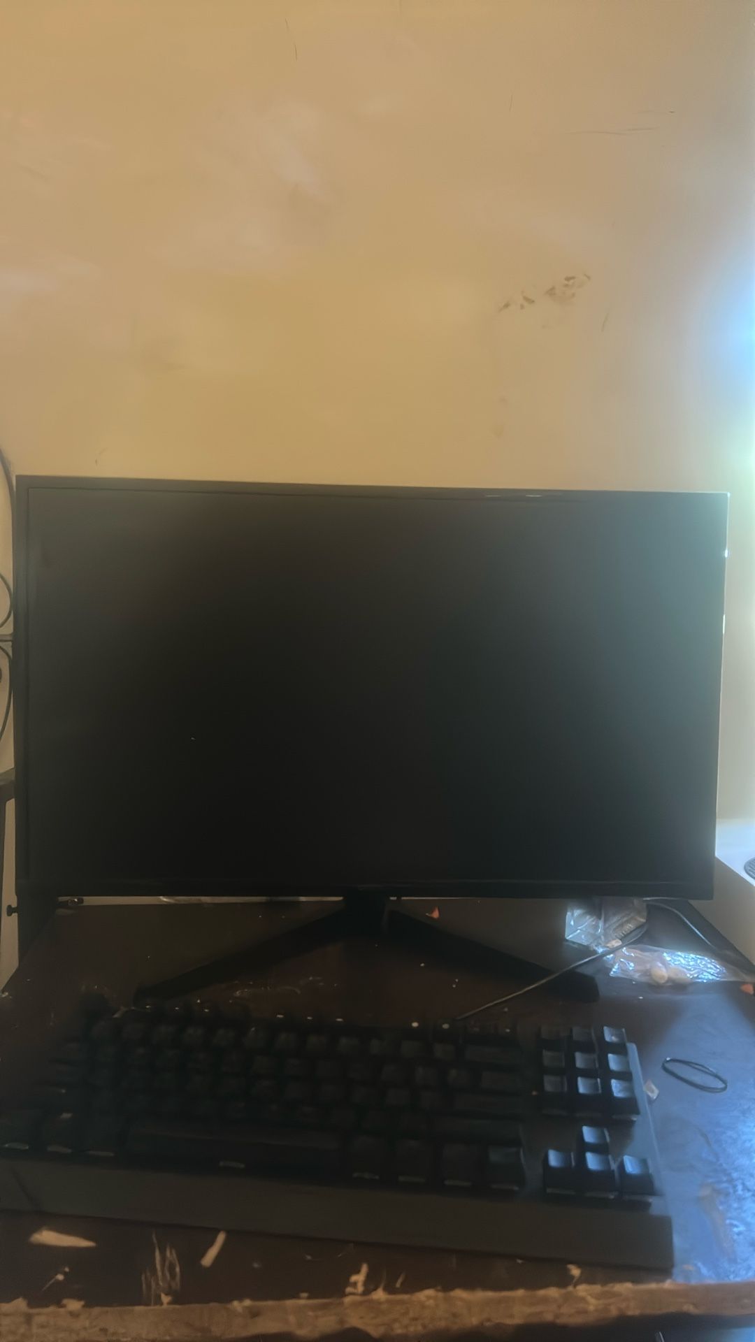 Monitor And Keyboard