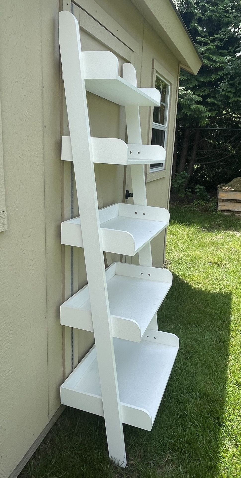 Gently Used Ladder Bookshelf For Sale