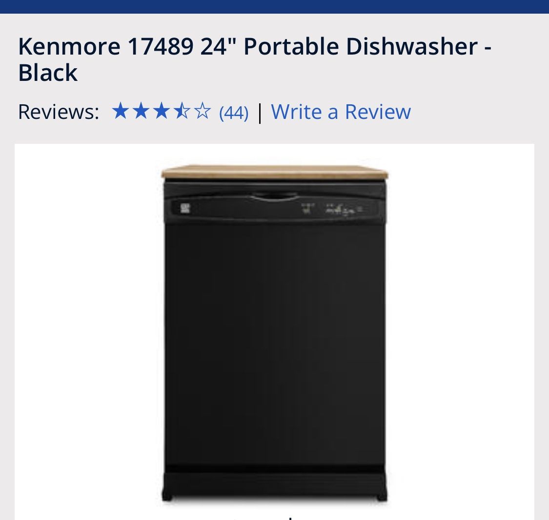 Slightly Used Portable Dishwasher