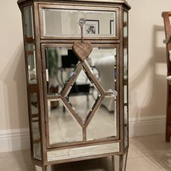 Mirrored Nightstand