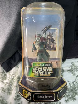 Star Wars rotating Boba Fett