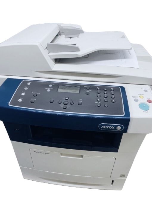 Xerox WC 3550 Printer Copier Fax Scan B/W 2-Sided USB Network