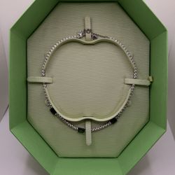 Swarovski Green Matrix Tennis Necklace 