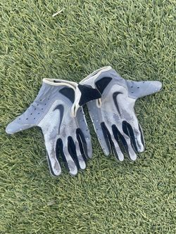 grey nike vapor football gloves