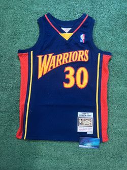 Mitchell & Ness Golden State Warriors Stephen Curry 2009-10 Hardwood Classics Swingman youth Jersey