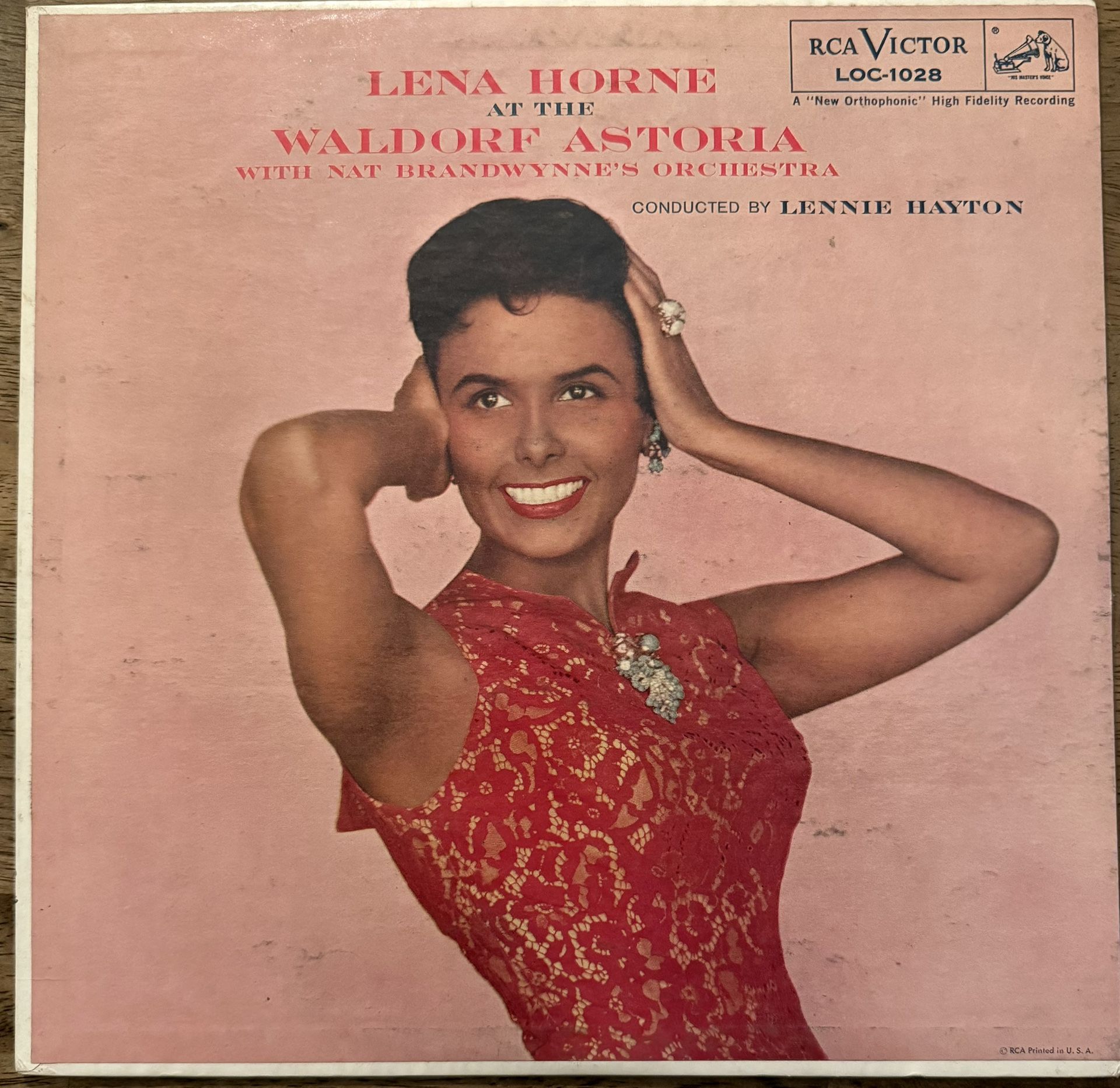 Lena Horne at the Waldorf Astoria with Nat Brandwynne’s Orchestra