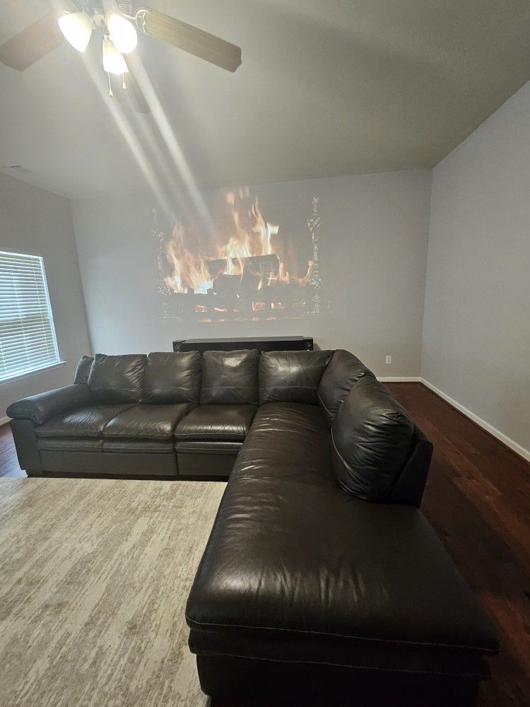 Genuine Leather Couch
