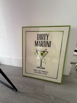 Dirty martini kitchen painting