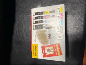 Canon PGI-250 / CLI-251 Black & Color Ink Combo Pack w/ Photo Paper NEW -CMYK