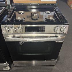 Lg Stainless Steel Slide In Gas Stove 