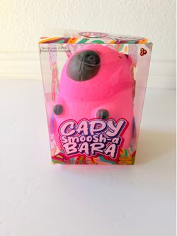 Capy Smoosh-a Barra, Pink Capybara Squishy $25 Brand New