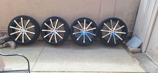 26" 6lugs Chevy wheels and tires