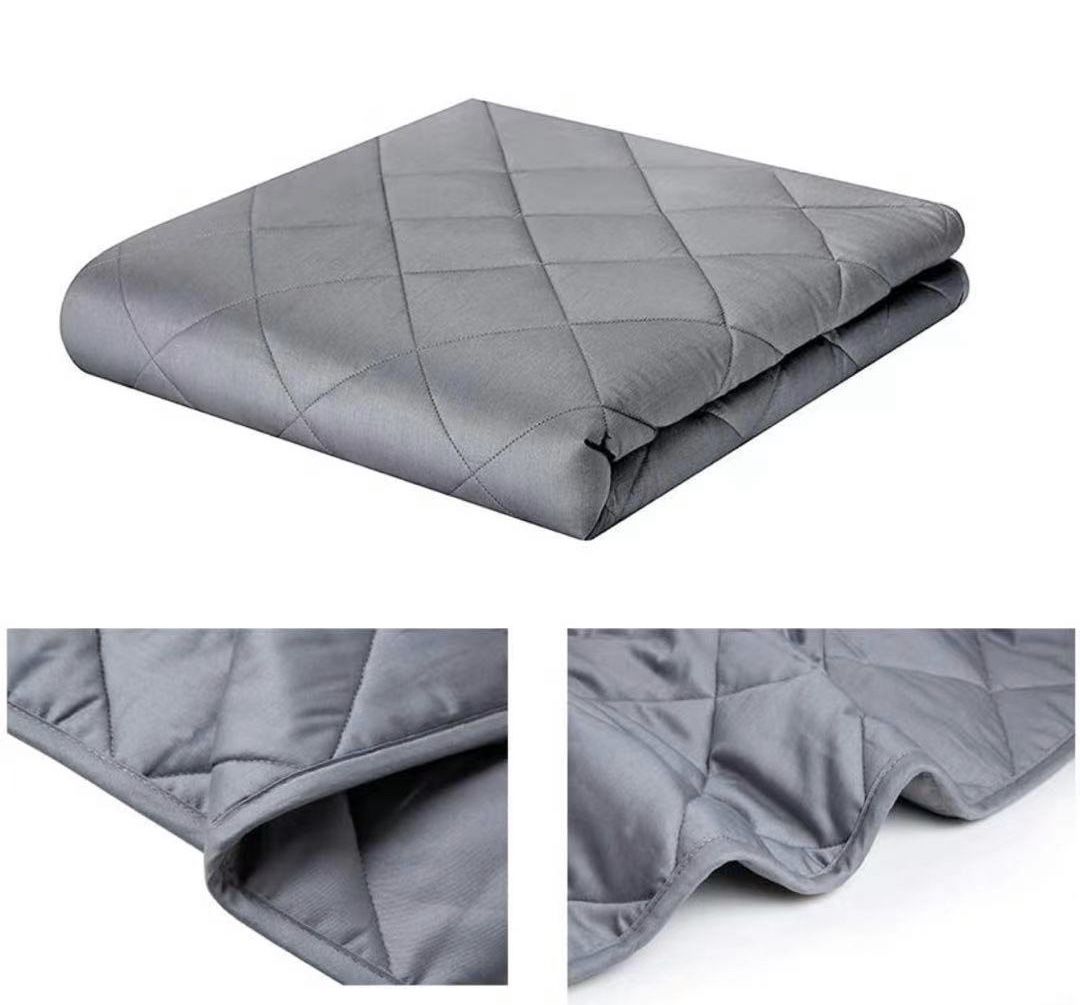 Weighted Blanket - High Breathability - 48''72'' 15LBs - Premium Heavy Blankets - Calm Sleeping for Adult and Kids, Durable Quilts and Quality Constru