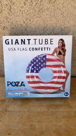 FOURTH OF JULY GIANT POOL TUBE/FLOAT GREAT FOR SUMMER FUN