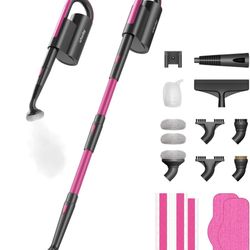 Schenley 19-in-1 Steam Mop Dual-Rod Design with Detachable Handheld Steamer for Walls, Grouts, Hard Floors, Tiles, includes Multi-purpose Accessories,