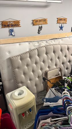 Queen mattered, box spring and headboard