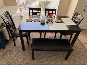 6 pc dinning room set