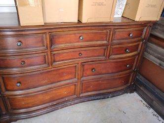 Traditional Wood Dresser – $140