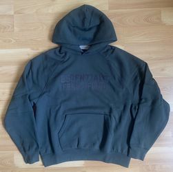 Fear Of God Essentials Hoodie (Off Black)