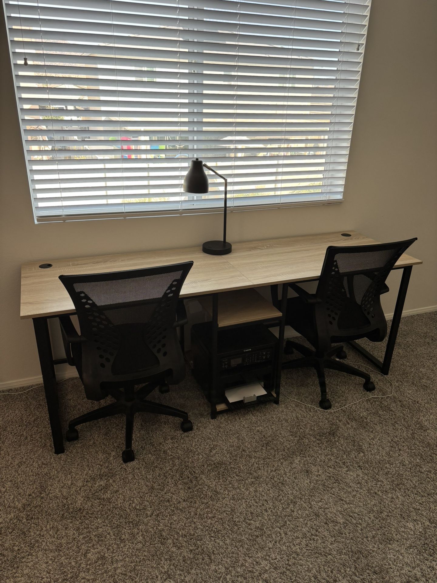 Desk & Office Chairs (with lamp)