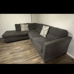 Grey Living Room Sectional + CAN BE DELIVERED!