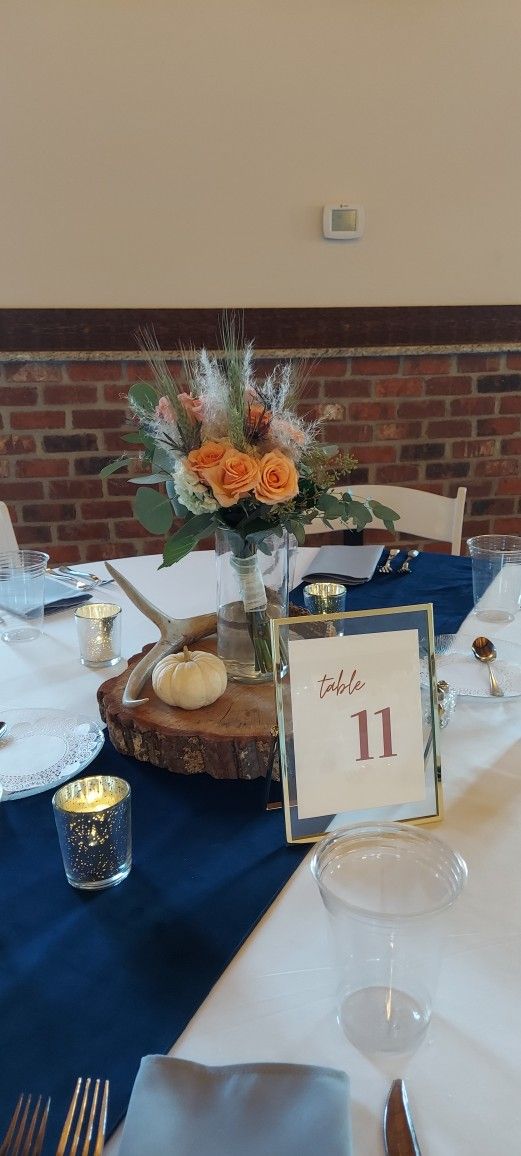 Wedding Navy Velvet Table Runners