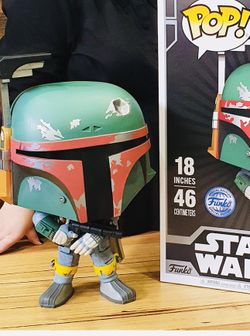Funko Pop Mega Star Wars Bobba Fett 18 Inch