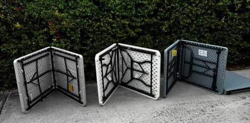 4 FOLDING TABLES- ALL TOGETHER ‼️45TH STREET & N. AUSTRALIAN AVE‼️