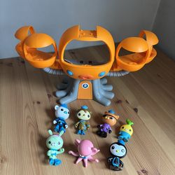 Octonauts Above and Beyond Octopod Playset Figures Lot