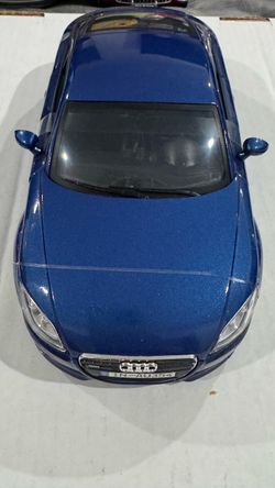 Audi TT Die-Cast Model Car Blue