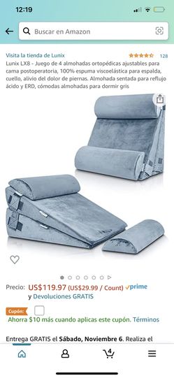 Wedge pillow Set 100% Memory Foam 