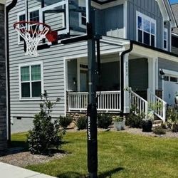 Goaliath 60 inch in ground basketball hoop, adjustable basketball court 