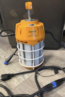 SATCO 120-277V 10000 Lumens LED Plug-in Hanging Work Light