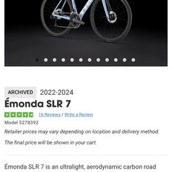 2024 Trek Emonda SLR7 Di2 Ultegra
