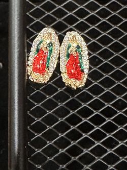 Virgencita De Guadalupe Earrings
