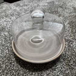 Covered Dessert Cake Stand