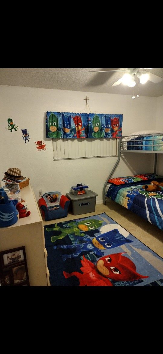 Bunk Bed Mattresses Comforter Set & Rug